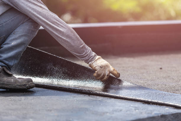 Professional Emergency Waterproofing technician working in Holley, NY